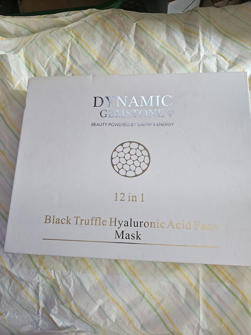 Black Truffle Hyaluronic Acid Face Mask - White